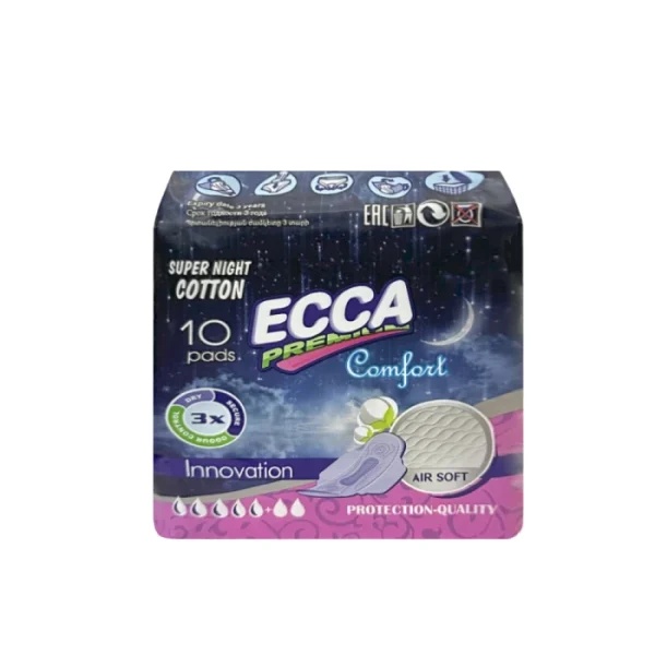 Միջադիր Ecca Super Night 10 հատ