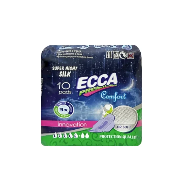 Միջադիր Ecca Super Night 10 հատ