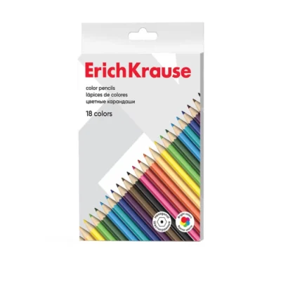 Գունավոր մատիտներ ErichKrause 18 գույն