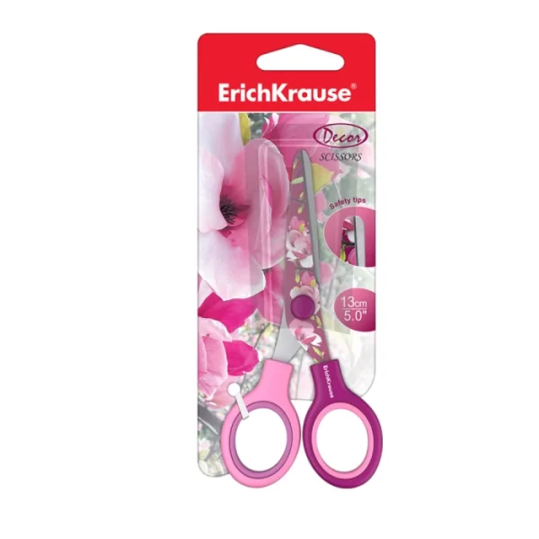 Մկրատ ErichKrause Decor Magnolia դպրոցական 13 սմ
