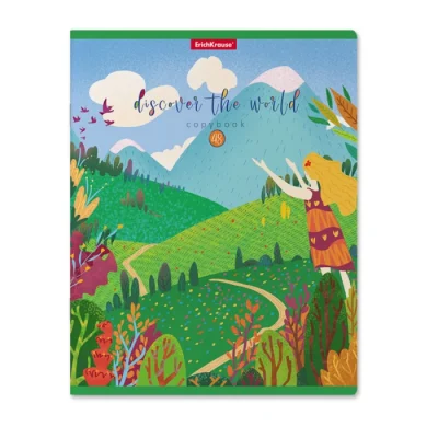 Տետր Erichkrause Discover the World վանդակավոր 48 թերթ