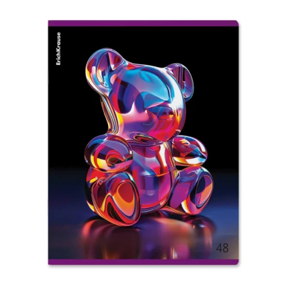 Տետր Erichkrause Jelly Bear վանդակավոր 48 թերթ