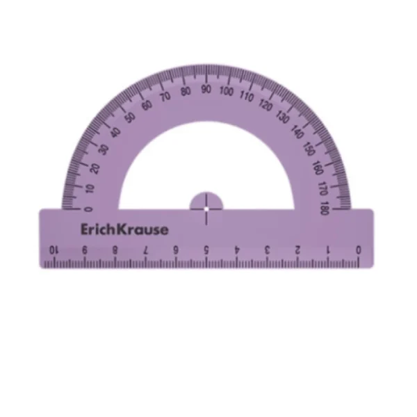 Քանոն ErichKrause Pastel Bloom 180 աստիճան 10 սմ