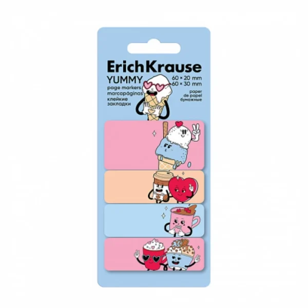Էջանիշ ErichKrause Yummy 60x20 մմ 60x30 մմ 80 թերթ