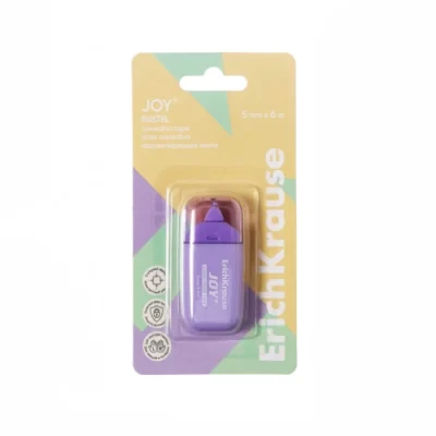 Շտրիխ-ժապավեն ErichKrause Joy Pastel 5 մմx6 մ