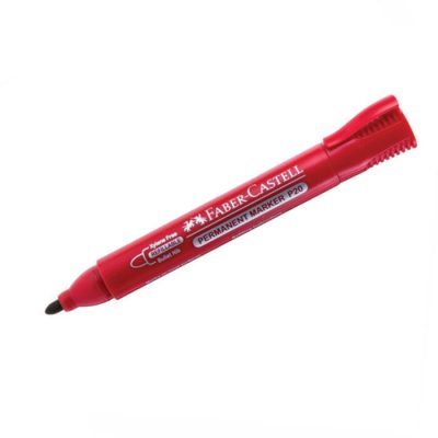 Մարկեր Faber-Castell Permament Red