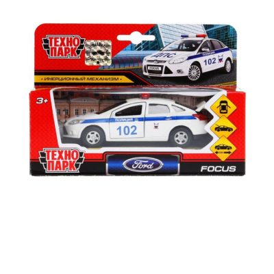 Խաղալիք ավտոմեքենա Ford Focus Полиция մետաղյա 12 սմ 3+