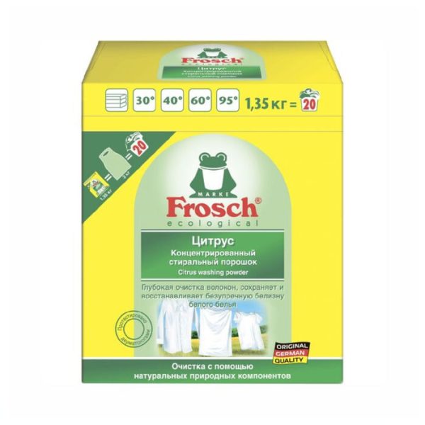 Լվացքի փոշի Frosch Automat սպիտակ 1,35 կգ