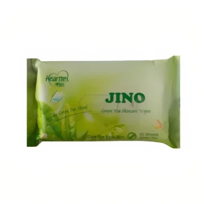 Անձեռոցիկ խոնավ Hearttex Jino Green Tea 10 հատ