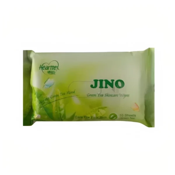 Անձեռոցիկ խոնավ Hearttex Jino Green Tea 10 հատ