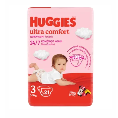Տակդիր Huggies N3 5-9 կգ 21 հատ