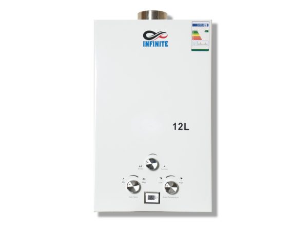 ԳԱԶԱՅԻՆ ՋՐԱՏԱՔԱՑՈՒՑԻՉ INFINITE JSG20-H22 TURBO WHITE GLASS PANEL