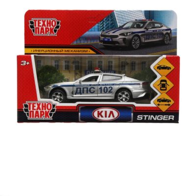 Խաղալիք ավտոմեքենա KIA Stinger Police մետաղյա 12 սմ 3+