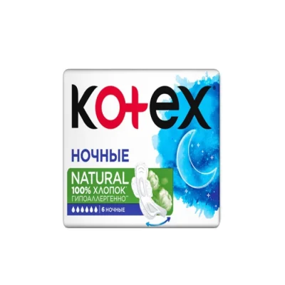 Միջադիր Kotex Natural Night 6 հատ
