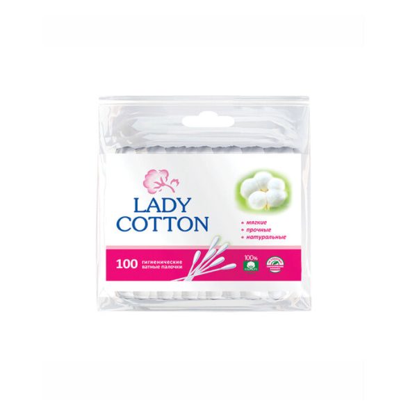 Բամբակե ձողիկ Lady Cotton 100 հատ