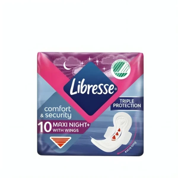 Միջադիր Libresse Good Night Maxi 10 հատ