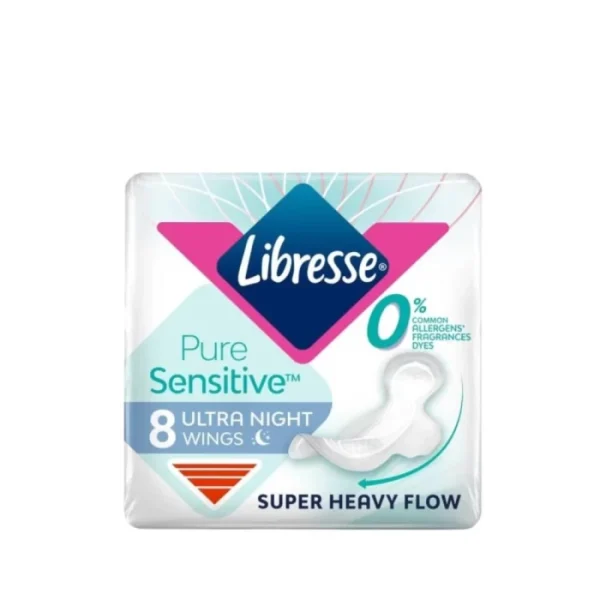 Միջադիր Libresse Sensitive Ultra Night 8 հատ