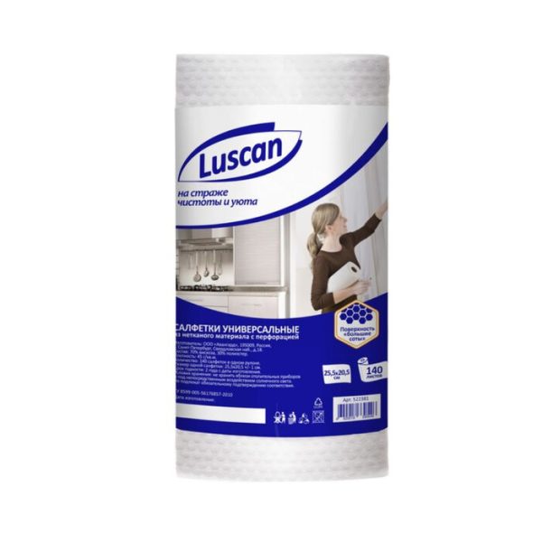 Անձեռոցիկ Luscan 25,5x20,5 սմ 140 հատ