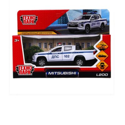 Խաղալիք ավտոմեքենա Mitsubishi Pickup Police մետաղյա 12 սմ 3+
