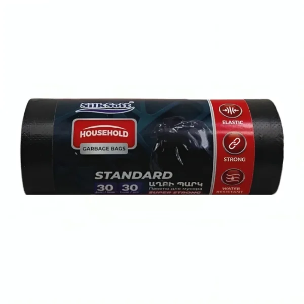 Աղբի տոպրակ Silk Soft 50x60 սմ 30 լ 30 հատ 11 մկմ