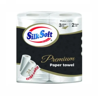 Սրբիչ խոհանոցի Silk Soft 3 շերտ 2 հատ