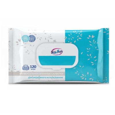 Անձեռոցիկ խոնավ Silk Soft 120 հատ