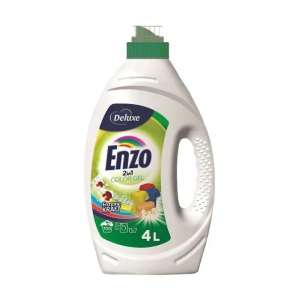 Հեղուկ-գել լվացքի Deluxe Enzo գունավոր 4 լ