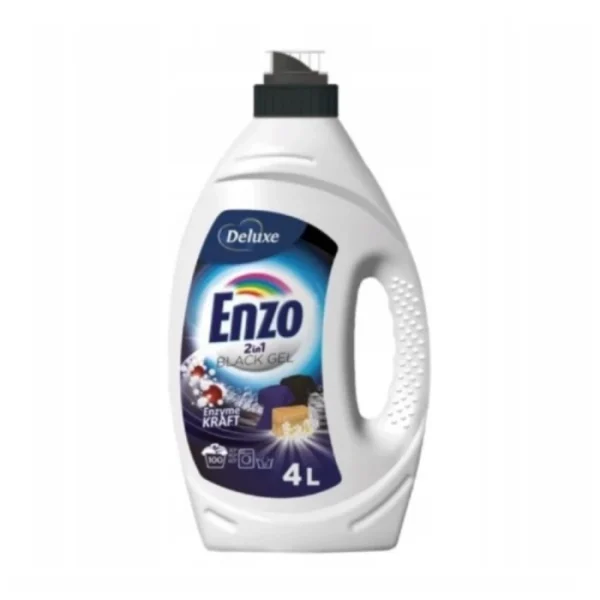 Հեղուկ-գել լվացքի Deluxe Enzo սև 4 լ