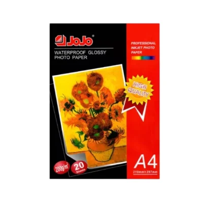 Ֆոտոթուղթ JOJO երկկողմանի փայլուն A4 200 գր/մ 20 հատ
