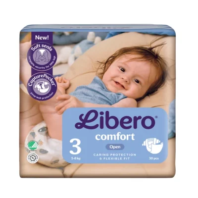 Տակդիր Libero Comfort N3 5-9 կգ 30 հատ
