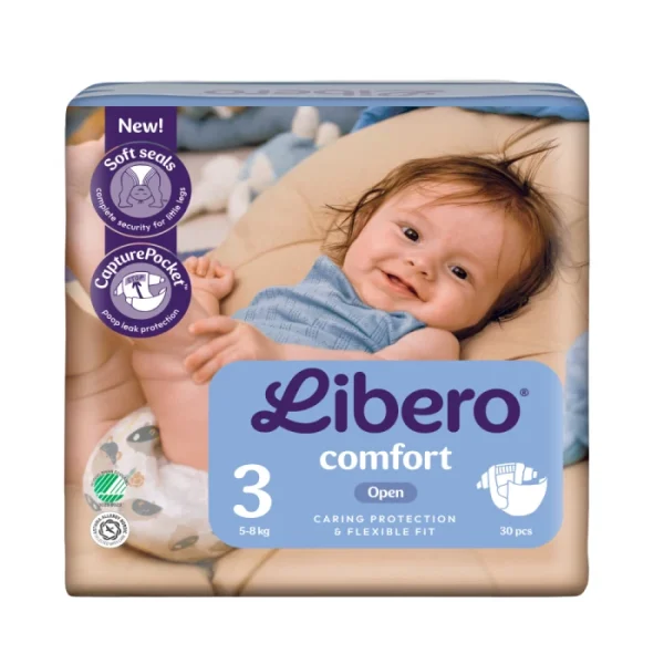 Տակդիր Libero Comfort N3 5-9 կգ 30 հատ