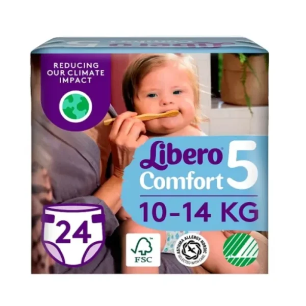 Տակդիր Libero Comfort N5 10-14 կգ 24 հատ