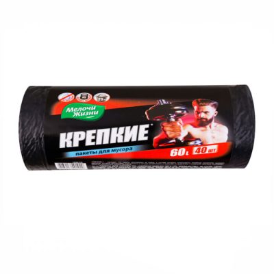 Աղբի տոպրակ Мелочи Жизни 60×70 սմ 60 լ 40 հատ
