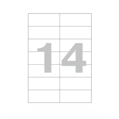 Թուղթ Promega Label A4 105х42,4 մմ 14 բաժին 1 թերթ