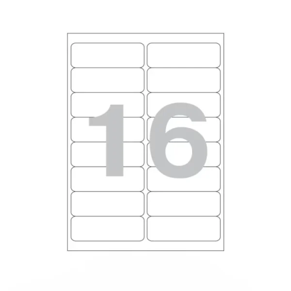 Թուղթ Promega Label A4 99х34 մմ 16 բաժին 1 թերթ