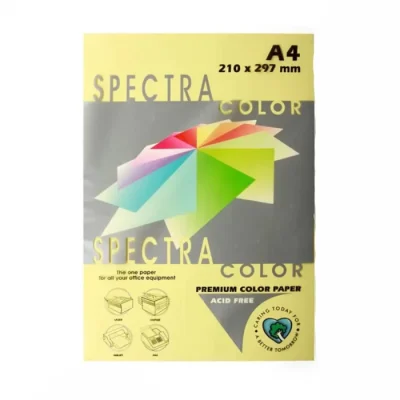 Թուղթ գունավոր Spectra canary A4 100 հատ IT-115