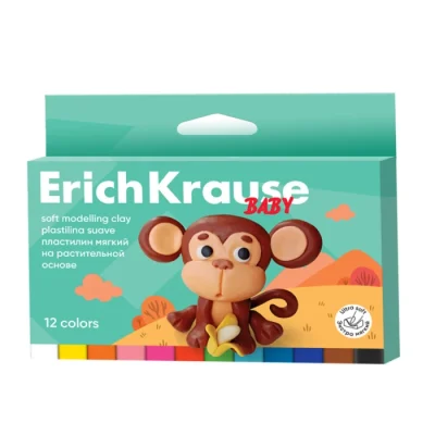 Պլաստիլին ErichKrause 12 գույն