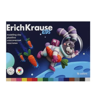 Պլաստիլին ErichKrause Kids 16 գույն