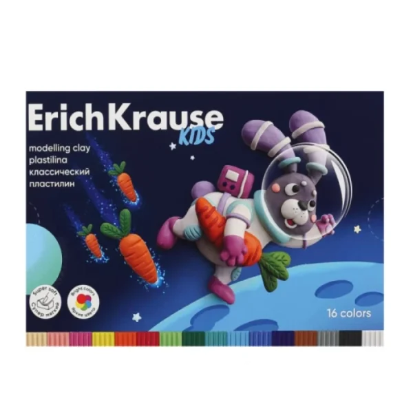 Պլաստիլին ErichKrause Kids 16 գույն