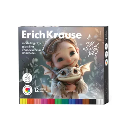 Պլաստիլին ErichKrause My Magical Pet 12 գույն