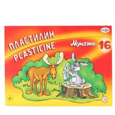 Պլաստիլին Гамма 16 գույն