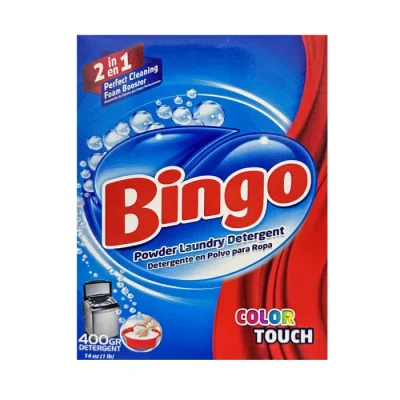 Լվացքի փոշի Bingo ձեռքի գունավոր 400 գր