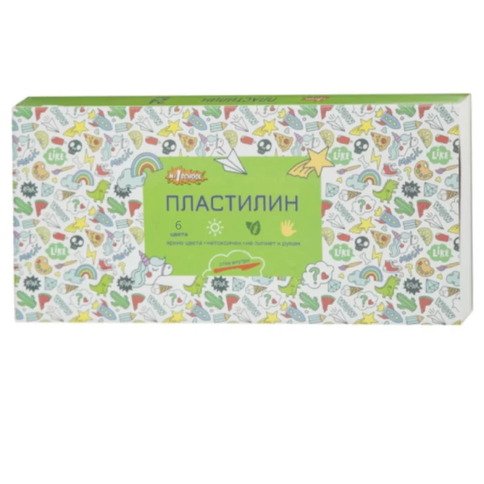 Պլաստիլին №1 School Отличник 6 գույն