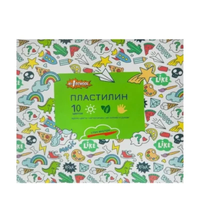 Պլաստիլին №1 School Отличник 10 գույն