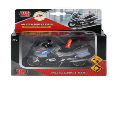 Խաղալիք մոտոցիկլ ДПС մետաղյա 12,5 սմ 3+