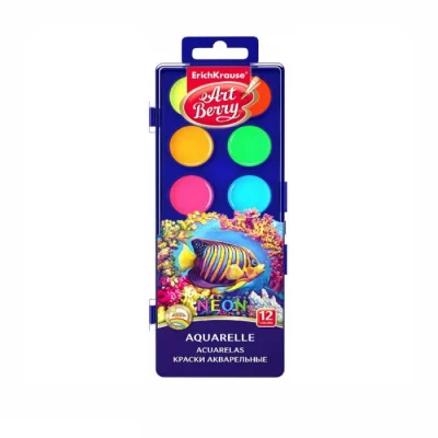 Ջրաներկ ErichKrause ArtBerry Неон 12 գույն