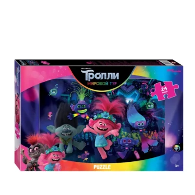 Փազլ Maxi trolls 24 կտոր