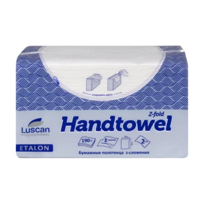 Անձեռոցիկ դիսպենսեր սարքի Luscan 21×23 սմ 2 շերտ 190 հատ