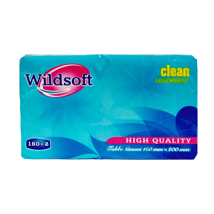 Անձեռոցիկ Wildsoft 150 հատ 2 շերտ